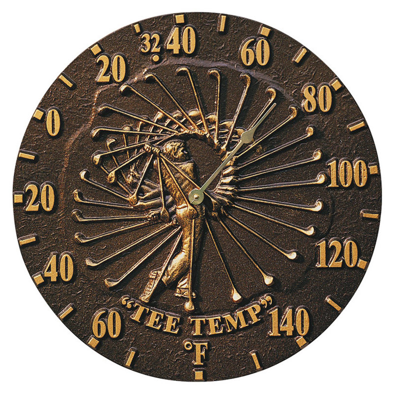 Thermomètre de golf, Vert-de-gris