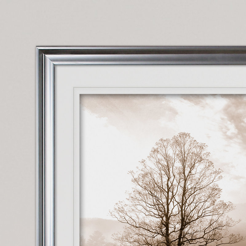 Meadow Solace - reproduction de cadre photo, Argent, H 30 po x l 40 po x P 1,5 po