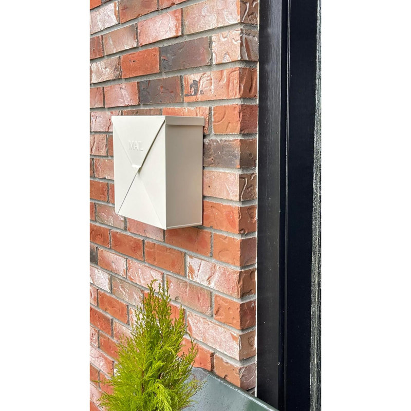 Boîte aux lettres murale Chicago, H 10 po x l 10 po x P 4 po, Vert