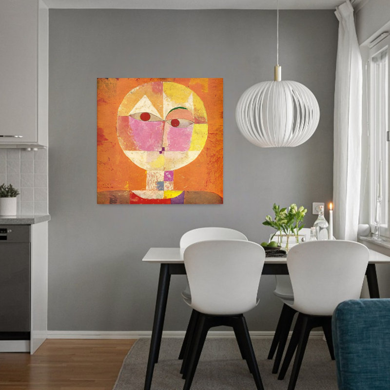 Impression d'art contemporain abstrait Senecio, H 32 po x l 32 po