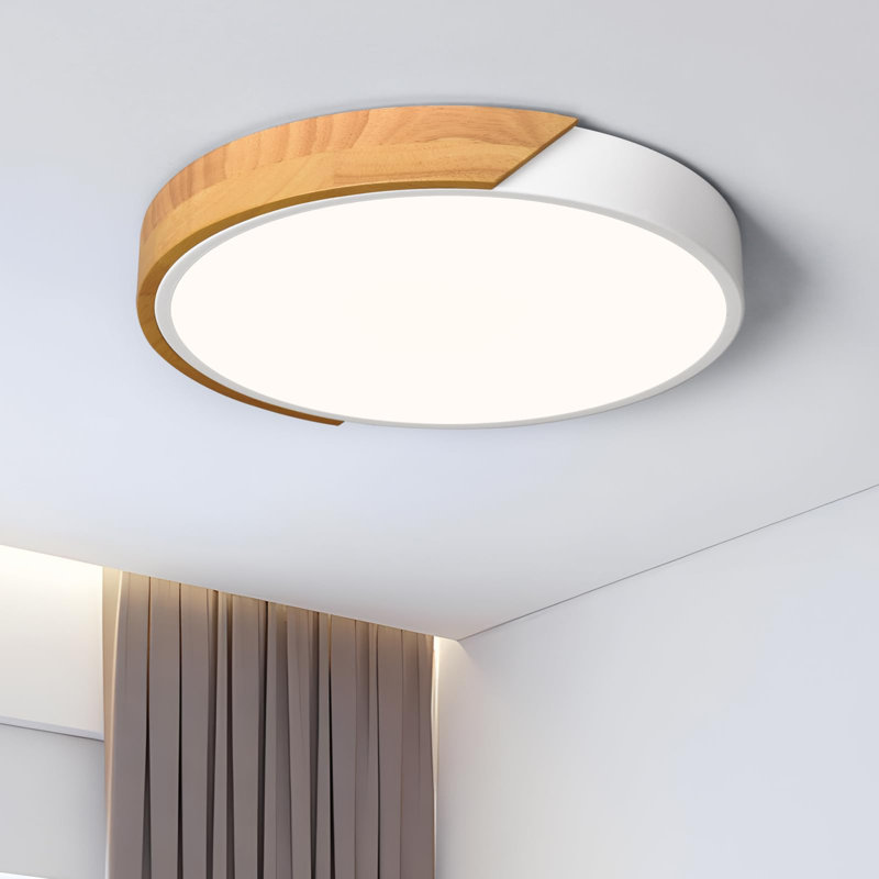 Plafonnier moderne à DEL, Blanc