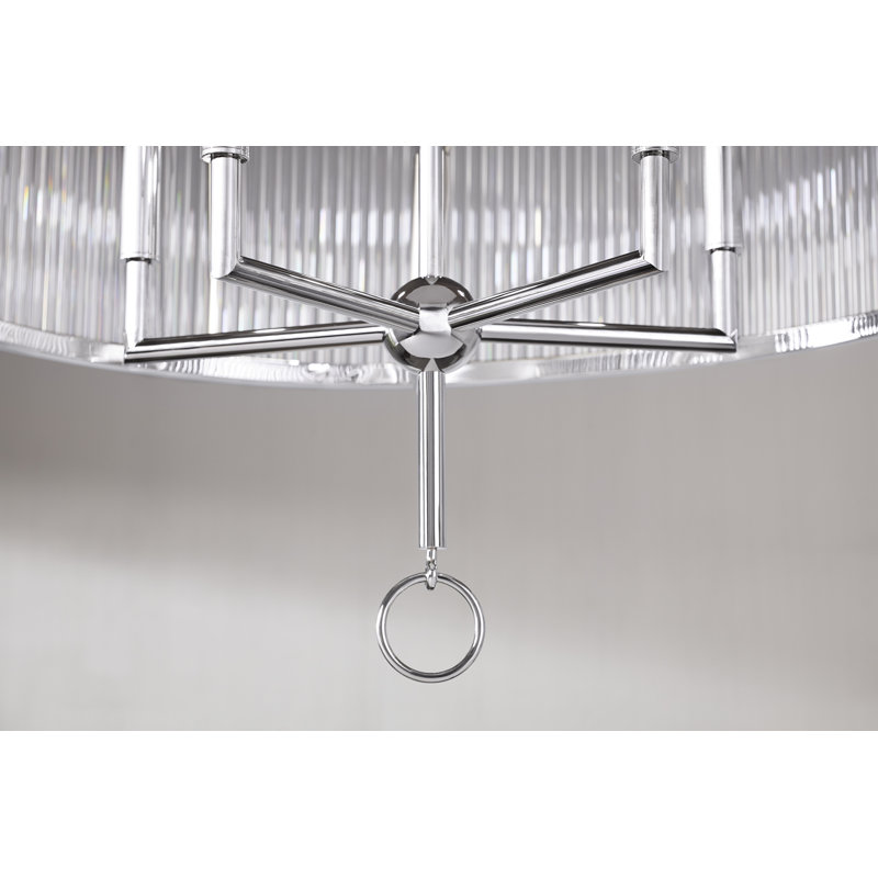 Terret™ 29" 5 - Light Chandelier, Polished Nickel