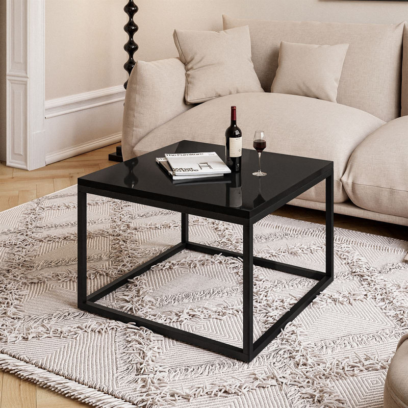 Hayden-James Coffee Table, 36cm H x 60cm L x 60cm W, Black/Black, Black