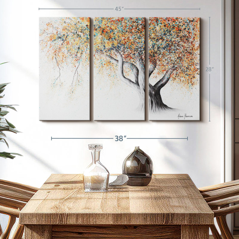 «Rusty Autumn Tree» sur toile, H 28 po x l 45 po x P 1,25 po