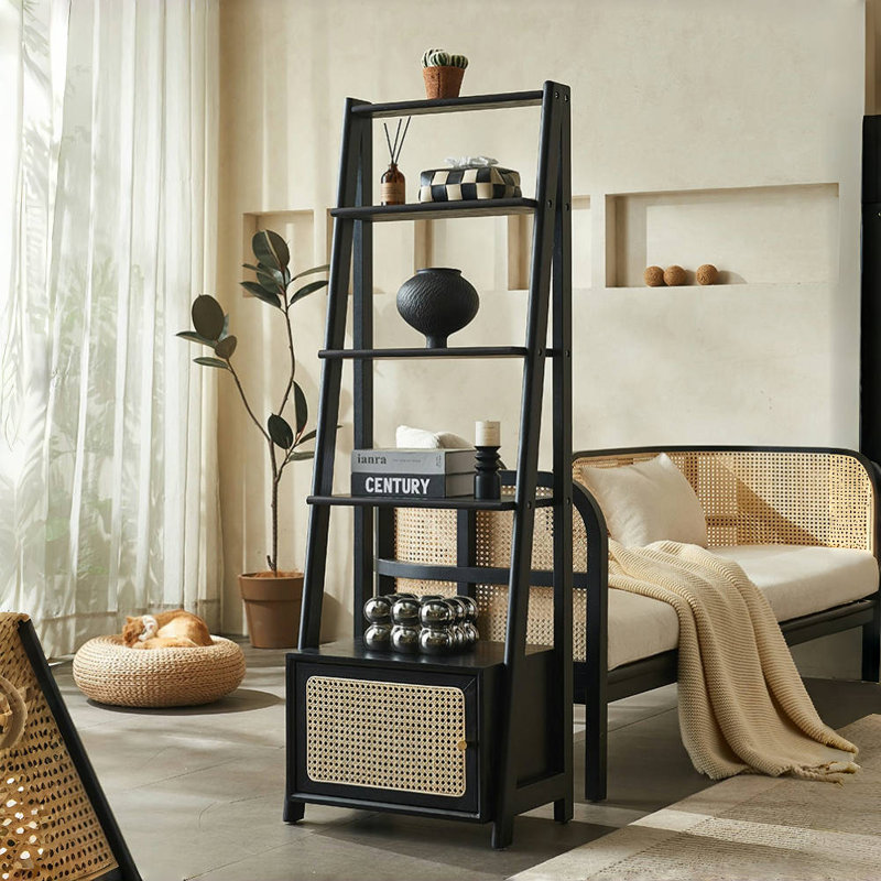 Vitrine multicouche moderne et simple, Noir