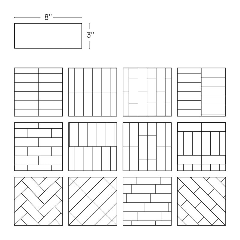 Portmore 3x8 Glazed Ceramic Tile, White