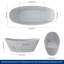 Baignoire autoportante en acrylique Tide-114597256