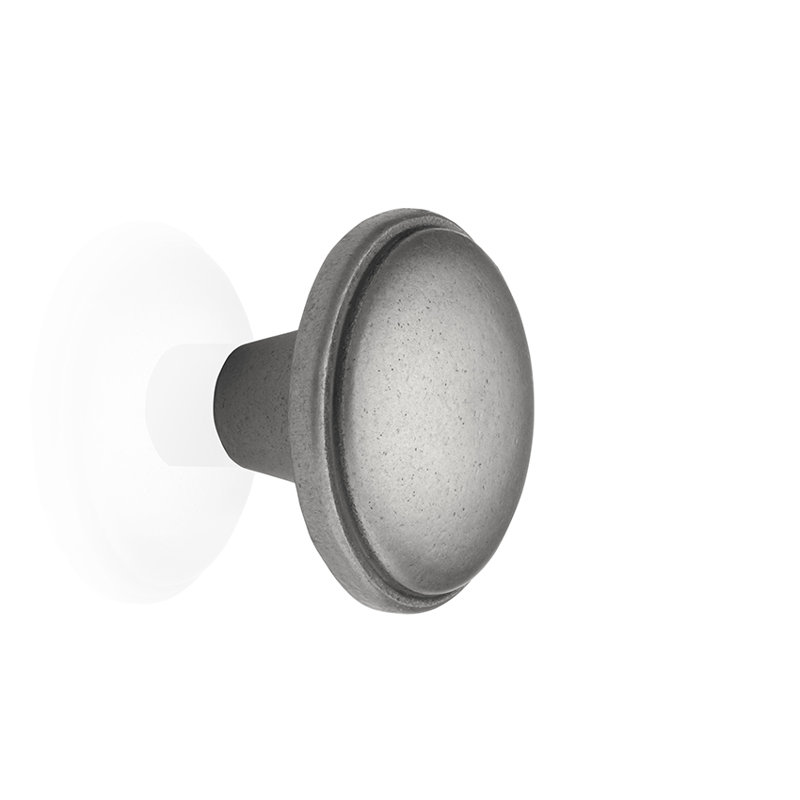 Poignée champignon Beaulieu, Étain, H 1,18 po x l 1,17 po x P 1,17 po