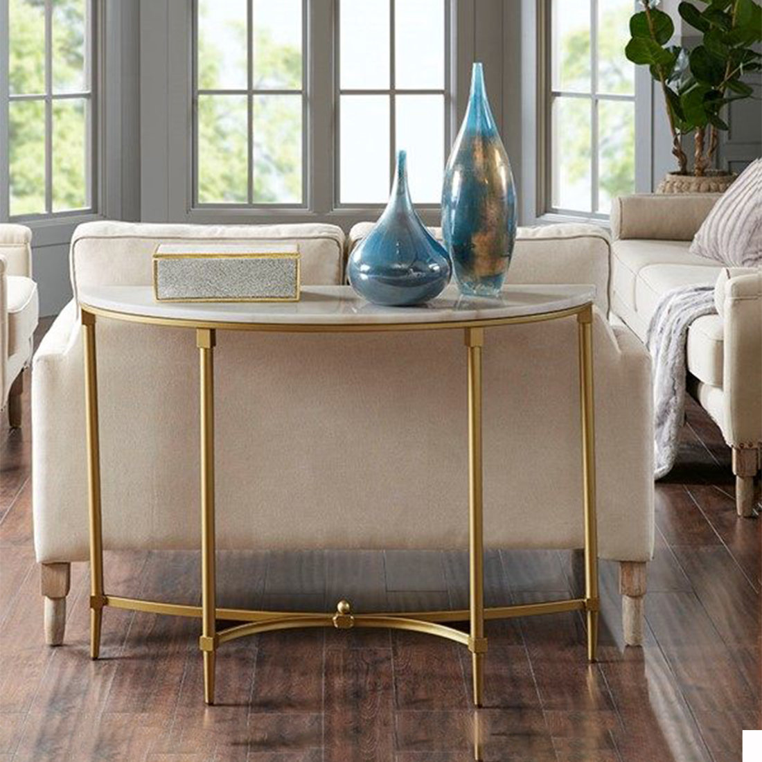 Stunning Circular Console Table Pictures