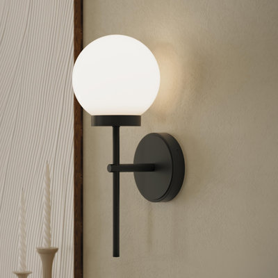 Rigsby Matte Black 1-Light Wall Sconce