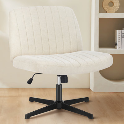 Brenae Upholstered Armless Swivel Task Chair