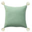 Housse de coussin décorative Rootara contemporaine unie 100 % coton turc-131260013