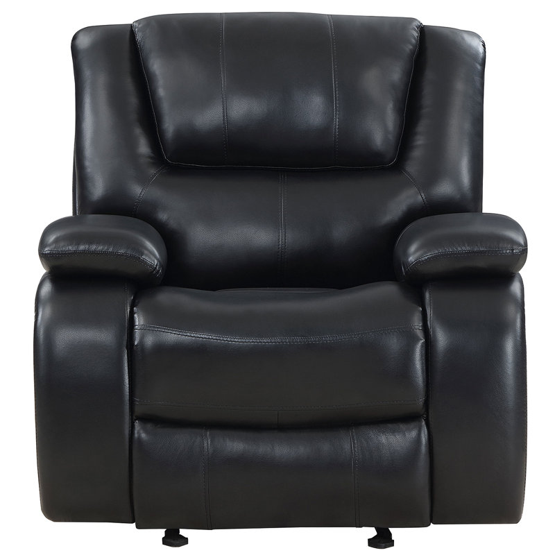 Fauteuil oscillant inclinable noir Elodie, Noir