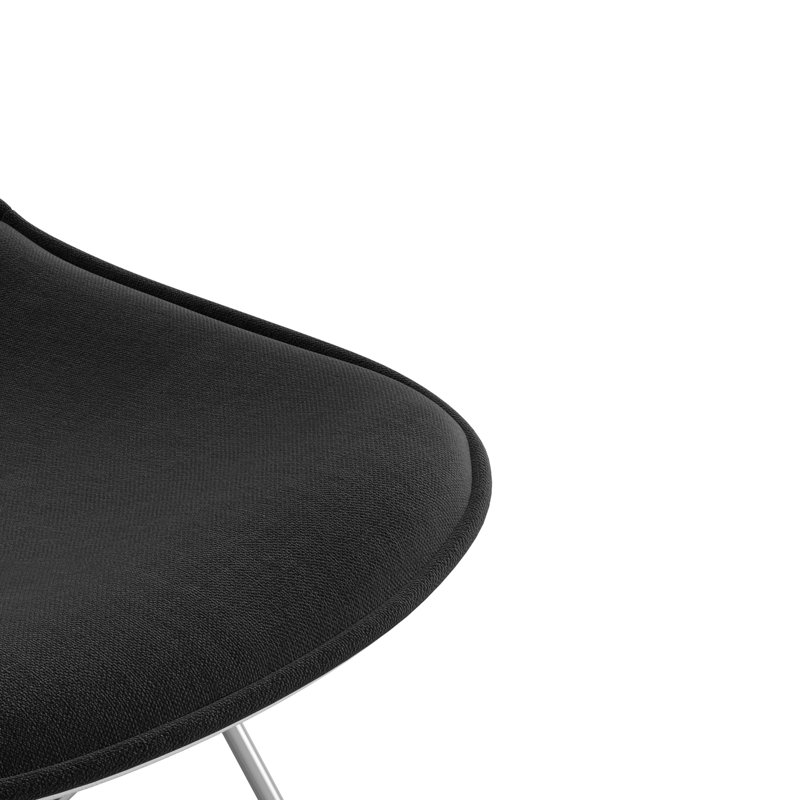 Ashford 18'' H Upholstered Side Chair, Black