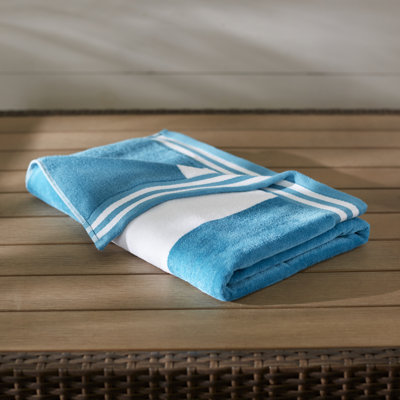 Calheta Cotton Oversized Cabana Stripe Beach Towels