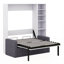 Lit escamotable Verlina avec canapé et tablettes-1229199933