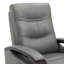 Fauteuil inclinable électrique pivotant en cuir véritable Britnee-156845087