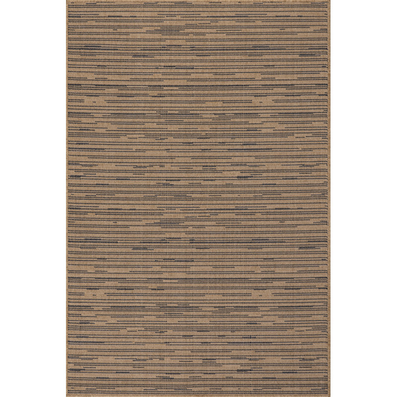 Tapis intérieur / extérieur abstrait transitionnel Calisyn, Rectangle 9' x 12'