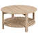 Lennix 1-Shelf Round Engineered Wood Coffee Table Natural
