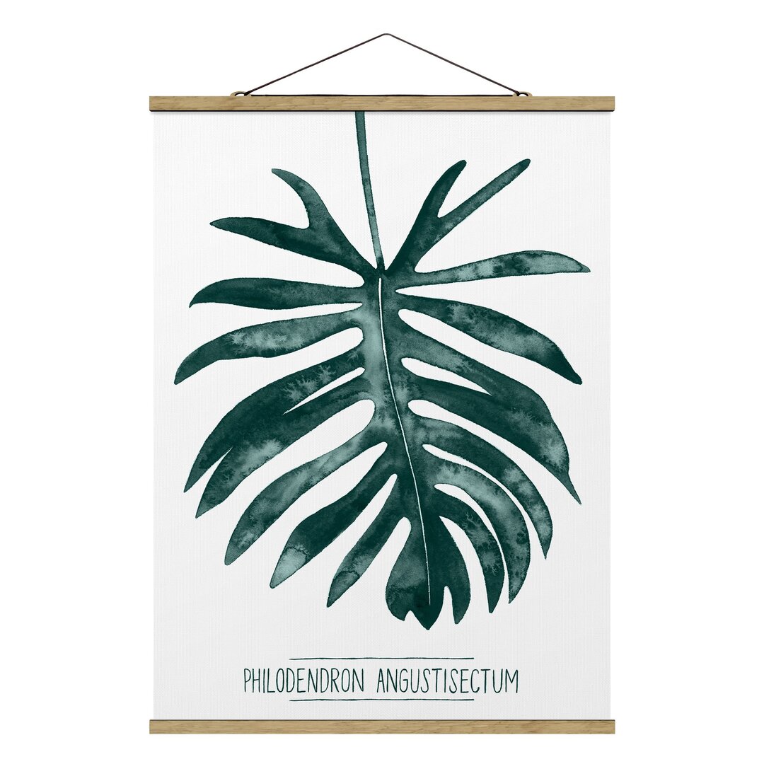 Stoffbild Emerald Green Philodendron Angustisectum