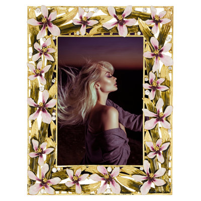 Orchid Delight Metal Picture Frame