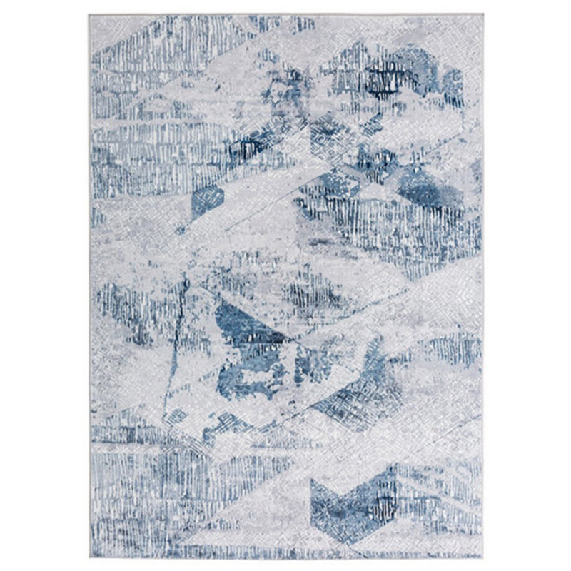 Washable Abstract Indoor Rug