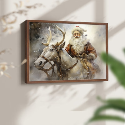 Art de Noël - CCLIV - Reproduction encadrée - Restickable