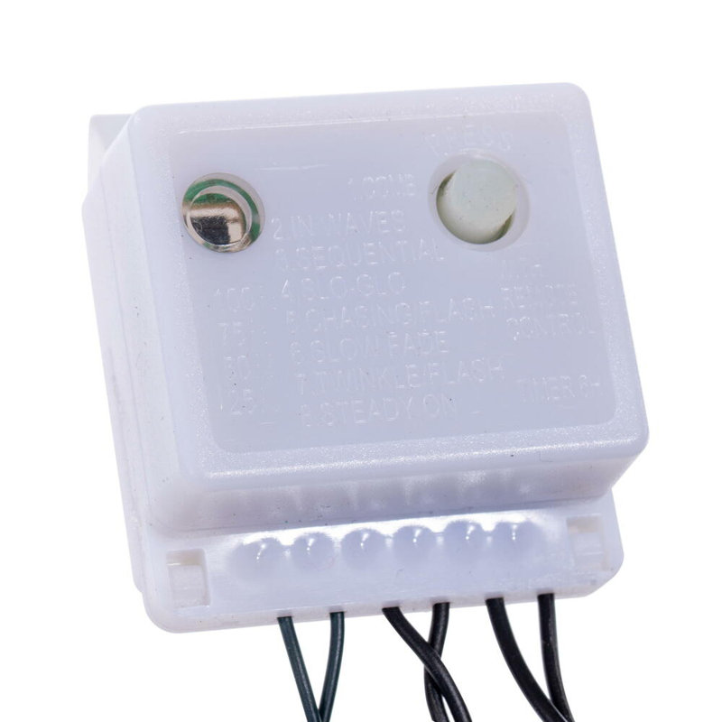 1000Lt LED Cluster Light Set, 34' Long, 8 Function Memory Remote Controlled, Pure White