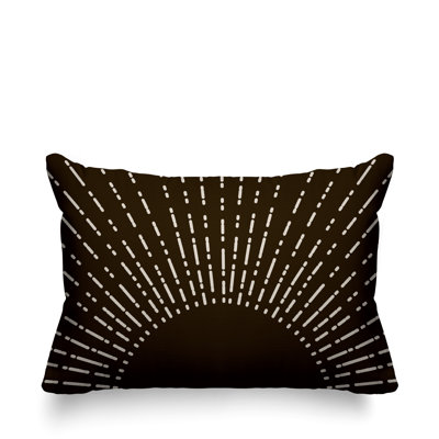Coussin intérieur / extérieur Sunny Boho Starburst