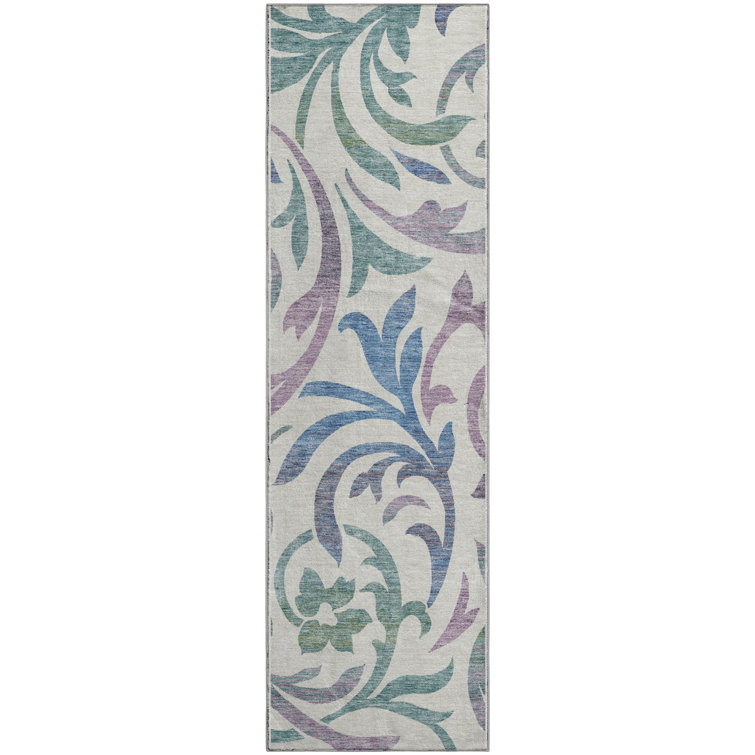 Premium Machine Washable Prisco White Rug