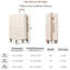 Ensembles de bagages Nouveau modèle ABS Hardshell 3 pièces Ensemble de valises rigides et durables Valise à roulettes avec serrure TSA 20 "24" 28