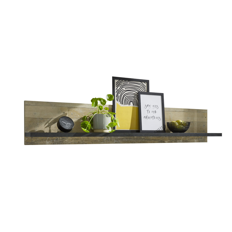 Accent Shelf, 30cm H x 160cm W x 22cm D., Natural