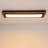 21.3" Rectangular Modern Farmhouse Wood LED Panel Flush Mount Low Profile Ceiling Light