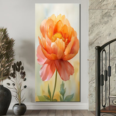 Art mural pivoines ensoleillées II - pivoines