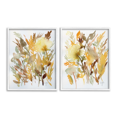 " Country Wheat Abstraction Single Picture Frame " by Alexandria Gilbert Kincaid 2 - Pieces on Canvas