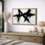«Dark Forest», art abstrait, images de salon contemporain, impression sur toile encadrée-126055112-126055113