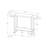 Accent Table, Console, Entryway, Narrow, Sofa, Living Room, Bedroom, Laminate, Black Metal, Contemporary, Modern-188509241