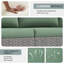 6-Person All-Weather Rattan Sofa Set, Outdoor Seating Group with Cushions & Glass Table-792822720