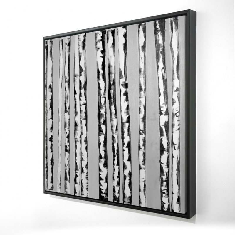 "Bouleaux noir et blanc"