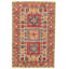 Canvello Multi Color Pak Super Kazak Lamb's Wool Rug 4' X 6'