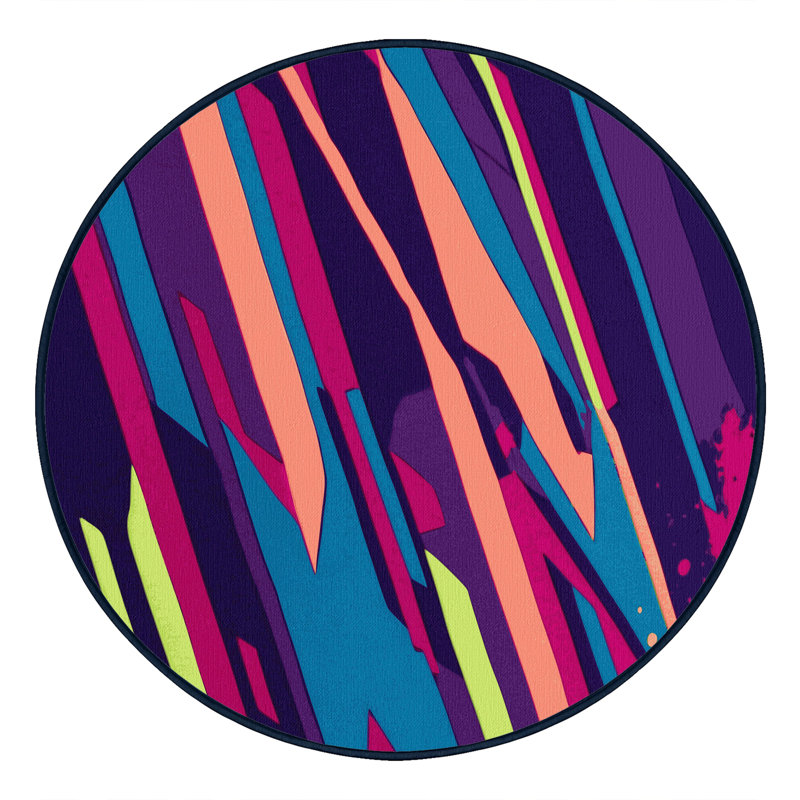 Cyber Glow Rug, Round 3'
