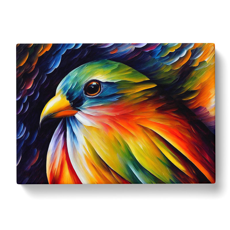Bird Vol.2 Abstract - Wrapped Canvas, 35cm H x 50cm W x 3cm D