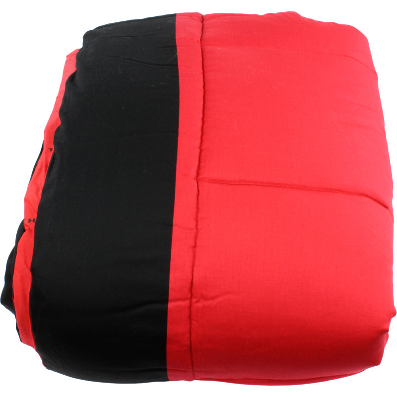 NCAA Sateen Comforter, King Comforter + 2 King Shams, Texas Tech