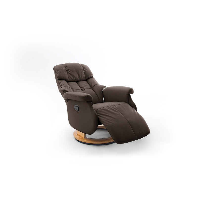 Damiana 77cm Wide Zero Gravity Recliner, Brown, Natural