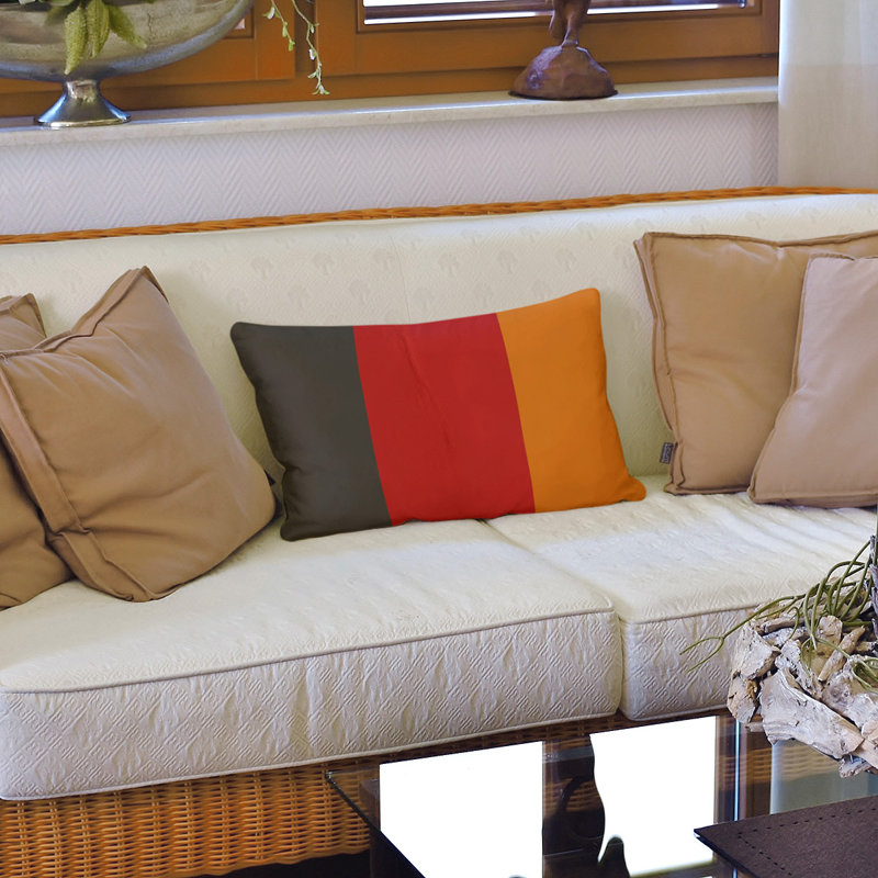 Housse de coussin lombaire Atlanta, Tampa Bay, Rose / Gris / Doré
