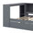 Multi-Functional Platform Bed with Shelves, Trundle and Comfortable Upholstered Headboard-798964850-798964861