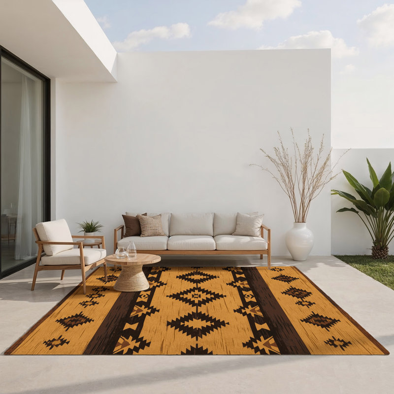 Sand Dune Whispers Indoor And Outdoor Area Rug, Rectangle 1'6" x 2'6"