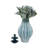 Modern Fluted Tall Ceramic Lidded Jar for Home Decor Display - Artistic Jar for Transitional Table Styling for Living Room - Green-1838408841-1838408844