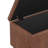 Cosmopolitan 34"W Upholstered Vegan Leather Transitional Rectangular Lift-Up Storage Ottoman Bench with Hidden Storage-1179772983