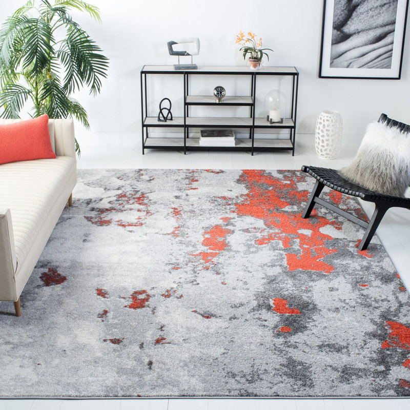 Tapis abstrait Abrey Performance, Rectangle 6 pi x 9 pi